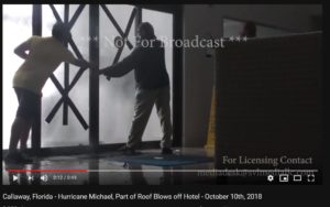 Hurricane Michael winds wont be stopped with tape this is very dangerous