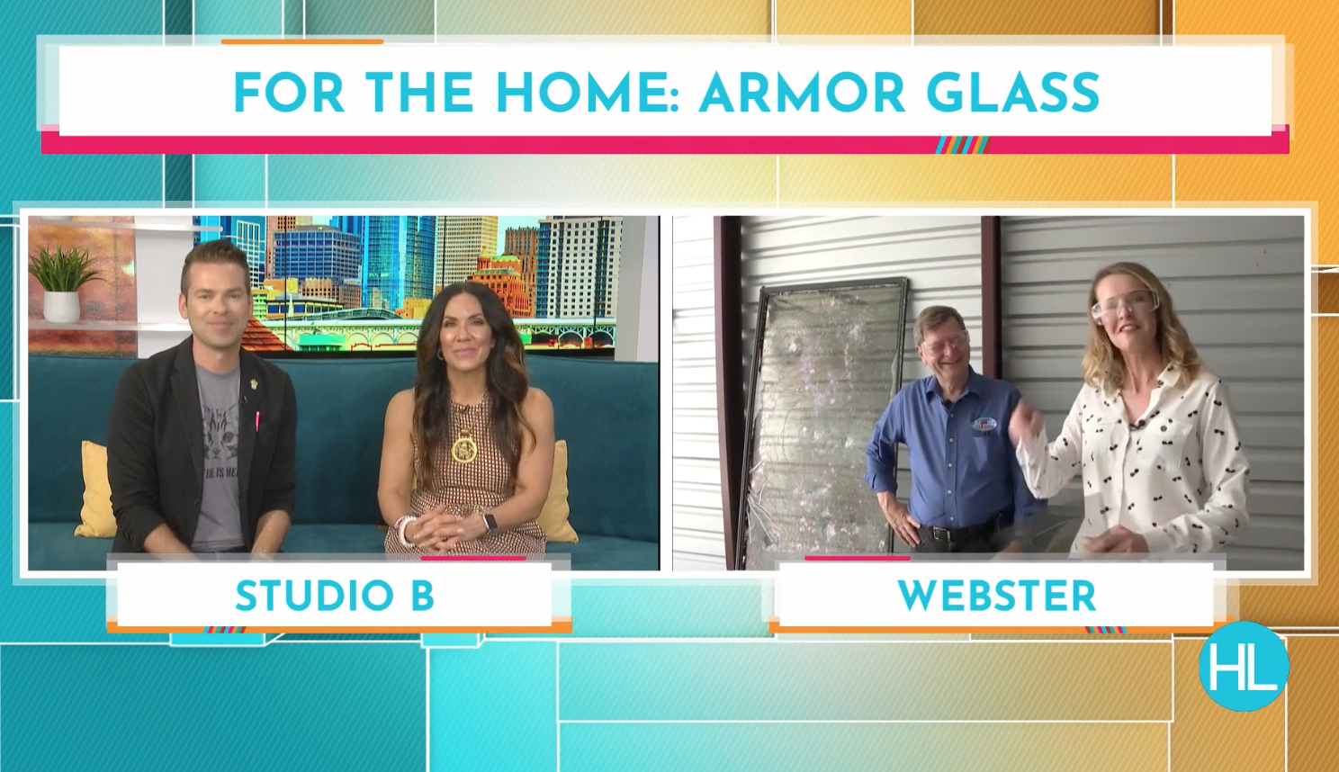 Armor Glass Has A Smashing Time On KPRC's Houston Life Armor Glass